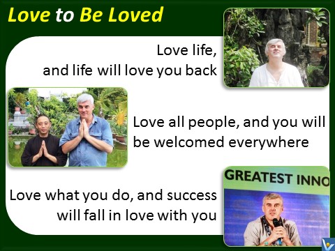 how to be loved advice, Love to be loved quotes, Vadim Kotelnikov photogram